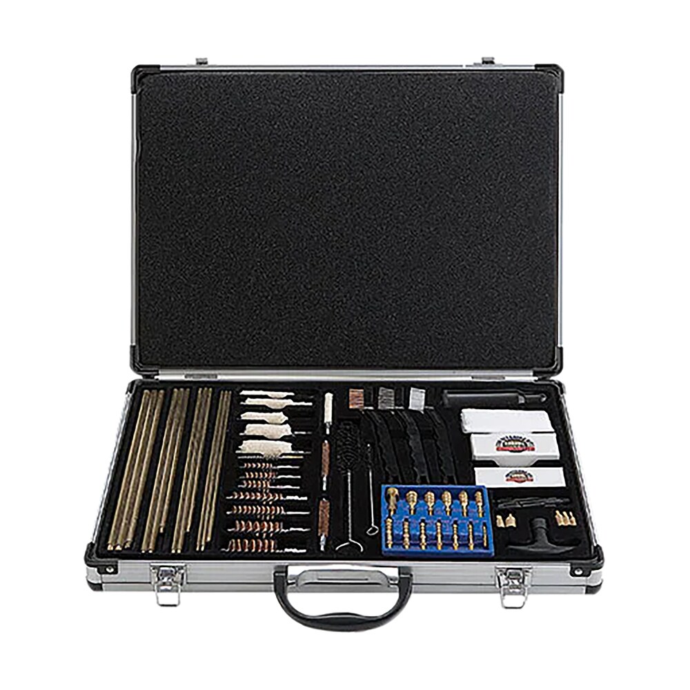 dac ugc100s super deluxe universal gun cleaning kit multi caliber/61 pieces silver DAC UGC100S Super Deluxe Universal Gun Cleaning Kit Multi-Caliber/61 Pieces Silver Sports South item 48633