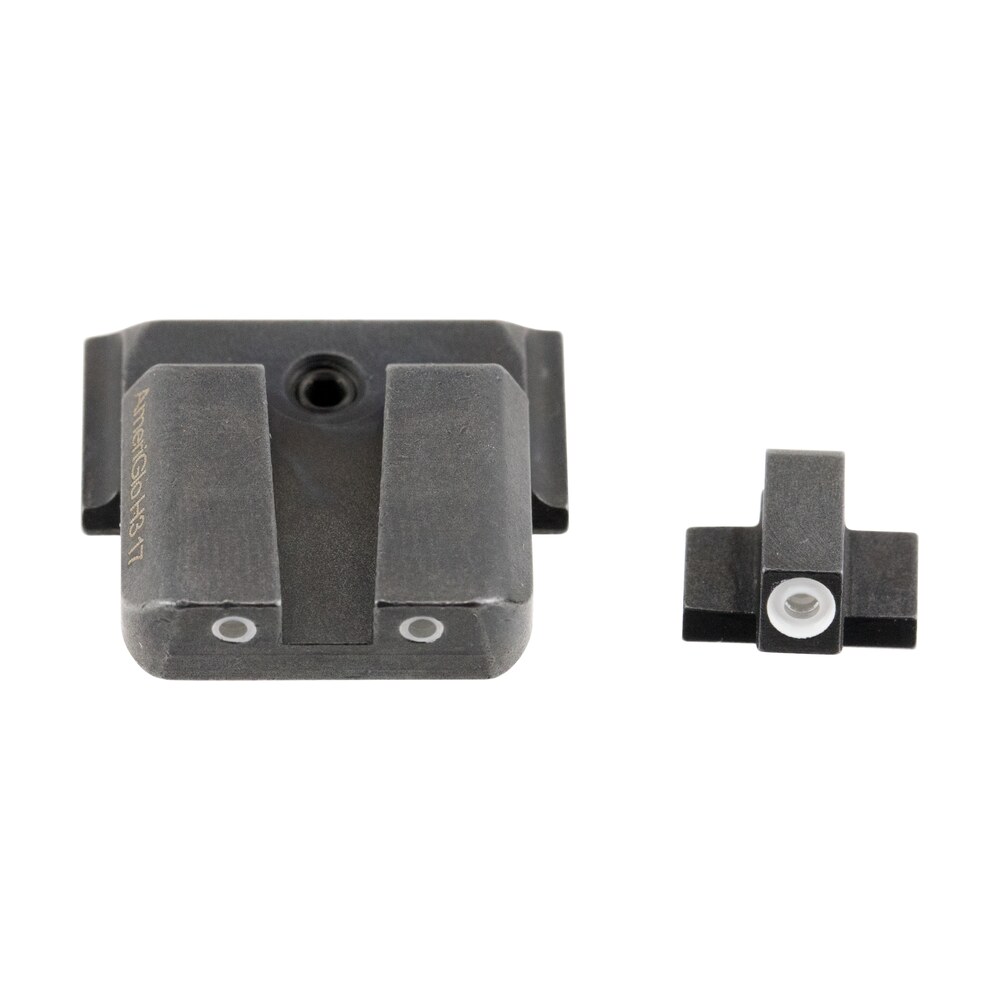 ameriglo sw801 classic tritium sight set for smith & wesson m&p green tritium white outline front sight green tritium white outline rear sight AmeriGlo SW801 Classic Tritium Sight Set for Smith & Wesson M&P Green Tritium White Sports South item 48634