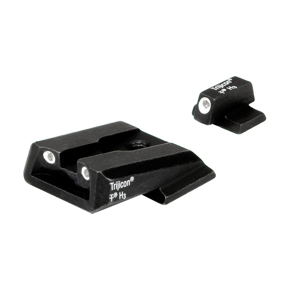 trijicon 600442 bright & tough night sights green/tritium white outline front sight green/tritium white outline rear sight smith & wesson m&p/m&p m2.0 Trijicon 600442 Bright & Tough Night Sights Green/Tritium White Outline Front Sports South item 48638
