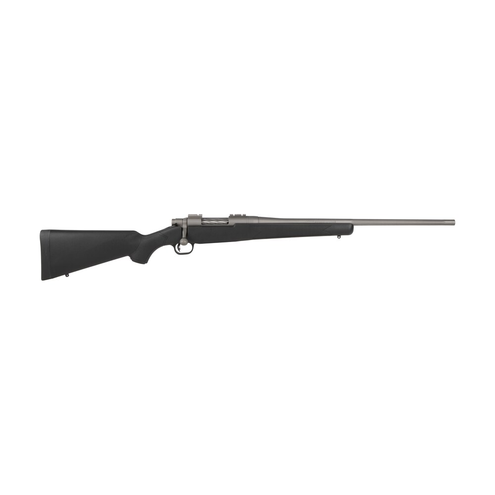 mossberg 28008 patriot 6.5 creedmoor 5+1 22" fluted barrel w/recessed match crown, cerakote stainless steel, spiral fluted bolt, synthetic stock, drop box magazine, adjustable lba trigger Mossberg 28008 Patriot 6.5 Creedmoor 5+1 22" Fluted Barrel Sports South item 49263