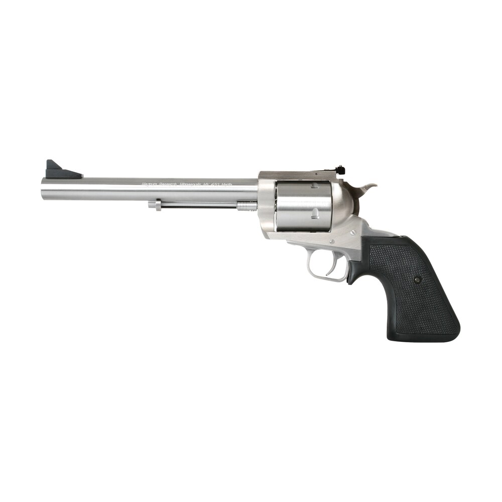 magnum research bfr45707 bfr long cylinder large frame 45 70 gov 5 shot, 7.50" brushed stainless steel barrel, cylinder & frame, black hogue rubber grip, exposed hammer Magnum Research BFR45707 BFR Long Cylinder Large Frame 45-70 Gov 5 Shot, 7.50" Brushed Sports South item 49476