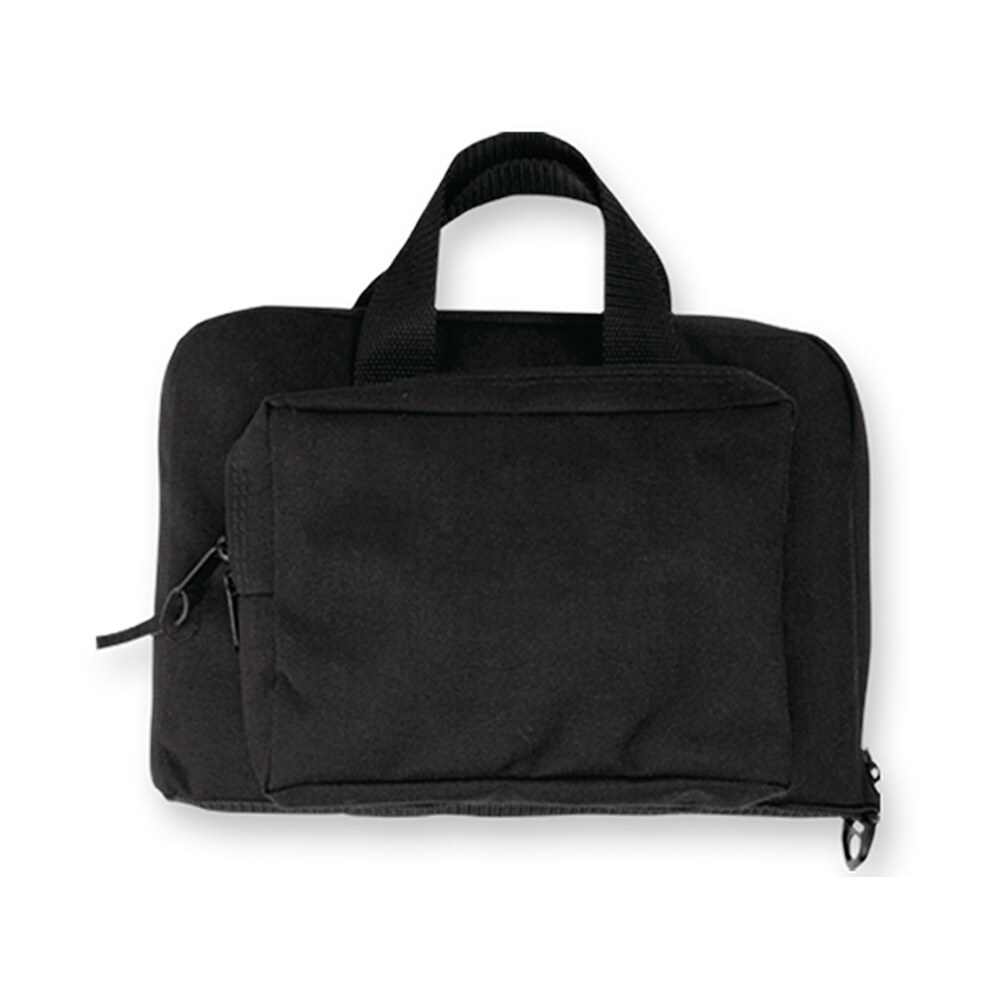 bulldog bd915 deluxe mini range bag black water resistant outer shell, inside ammo & magazine pockets, outer storage pockets Bulldog BD915 Deluxe Mini Range Bag Black Water-Resistant Outer Shell, Inside Ammo & Sports South item 49599
