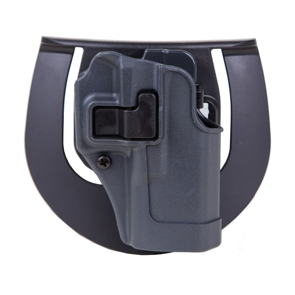 blackhawk 413502bkr serpa cqc sportster owb gun metal gray polymer paddle compatible w/glock 19/23/32/36/45 right hand Blackhawk 413502BKR Serpa CQC Sportster OWB Gun Metal Gray Polymer Paddle Compatible Sports South item 49651
