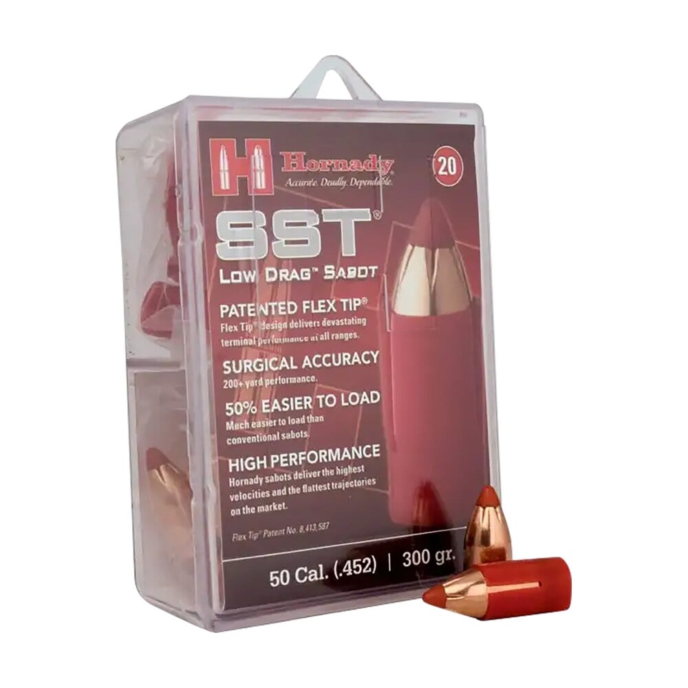 hornady 67263 sst ml 50cal sabot super shock tip 300gr 20 per box/10 case Hornady 67263 SST-ML 50Cal Sabot Super Shock Tip 300gr 20 Per Box/10 Case Sports South item 49837