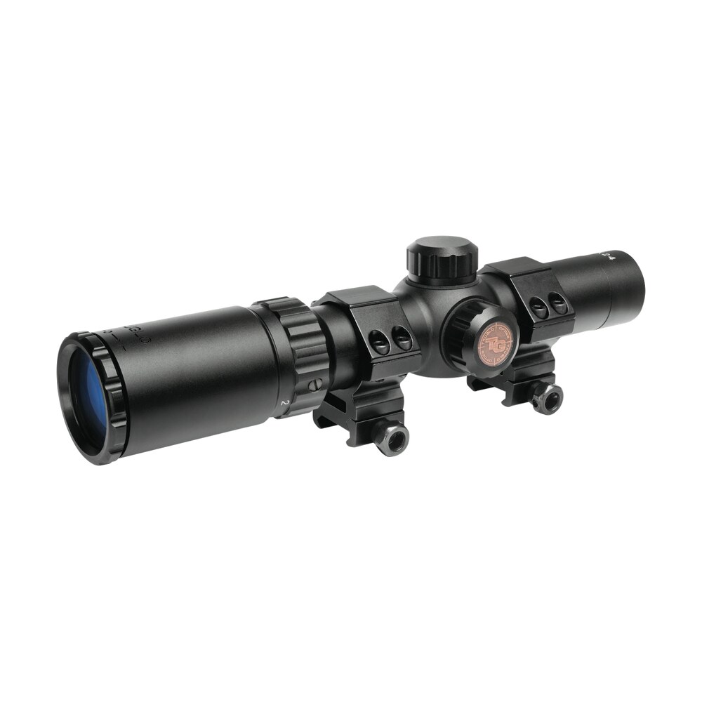 truglo tg8514bc tru brite 30 hunter 1 4x 24mm obj 92.6 23.03 ft @ 100 yds fov 30mm tube black finish circle duplex Truglo TG8514BC Tru-Brite 30 Hunter 1-4x 24mm Obj 92.6-23.03 ft @ 100 yds FOV 30mm Tube Black Sports South item 5007