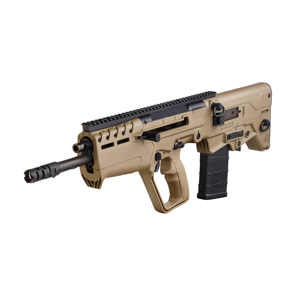 iwi us t7fd16 tavor 7 7.62x51mm nato caliber with 16.50" barrel, 20+1 capacity, flat dark earth metal finish, flat dark earth fixed bullpup stock & polymer grip right hand IWI US T7FD16 Tavor 7 7.62x51mm NATO Caliber Sports South item 50238