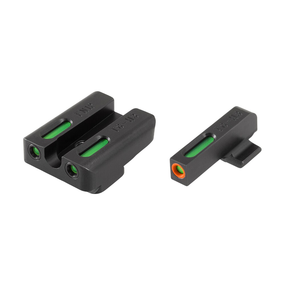 truglo tg13fn1pc tfx pro black | green tritium & fiber optic orange outline front sight green tritium & fiber optic rear sight TruGlo TG13FN1PC TFX Pro Black | Green Tritium & Fiber Optic Orange Outline Front Sight Sports South item 5026
