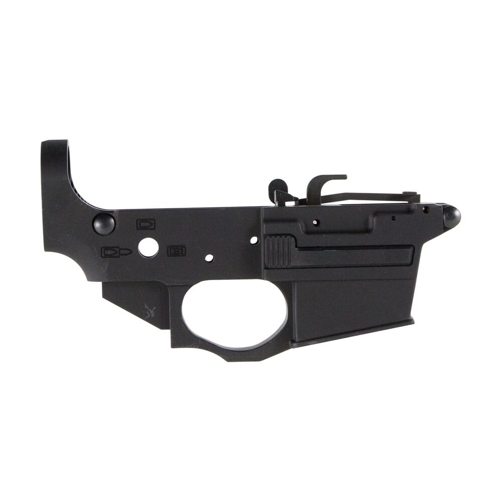 spikes tactical stls920 spider stripped lower receiver 9mm luger 7075 t6 aluminum black anodized for ar 15, compatible w/glock mags Spikes Tactical STLS920 Spider Stripped Lower Receiver 9mm Luger 7075-T6 Aluminum Black Sports South item 50332