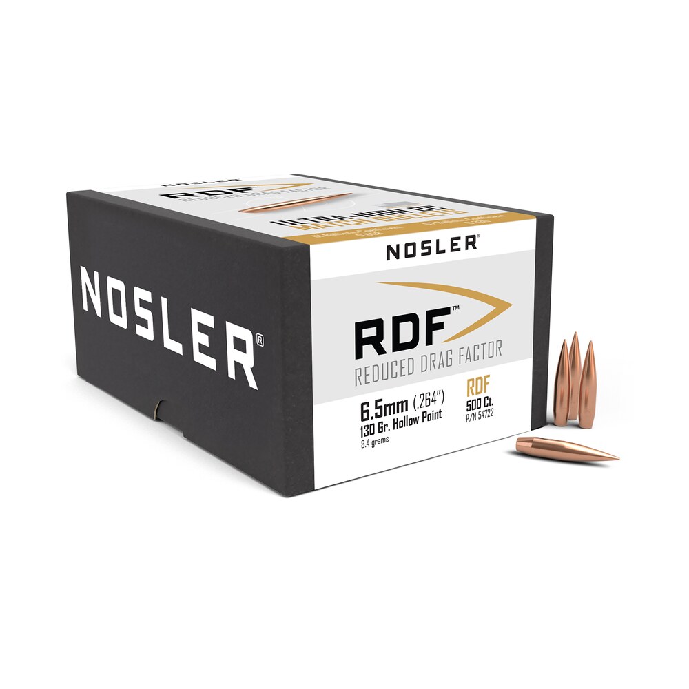 nosler 54722 rdf match 6.5creedmoor 130gr hollow point boat tail 500/box Nosler 54722 RDF Match 6.5Creedmoor 130gr Hollow Point Boat Tail 500/Box Sports South item 50355
