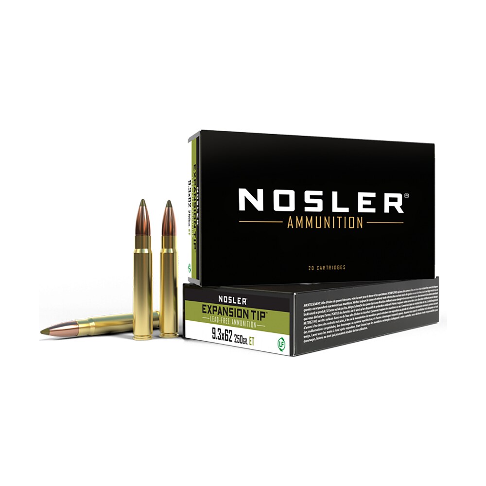nosler 40393 e tip 9.3mmx62mauser 250gr e tip lead free 20 per box/10 case Nosler 40393 E-Tip 9.3mmx62Mauser 250gr E Tip Lead Free 20 Per Box/10 Case Sports South item 50398
