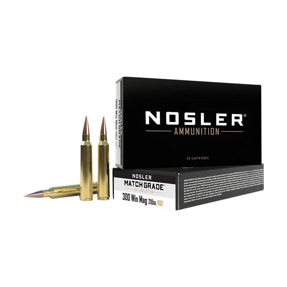 nosler 60158 match grade rdf 300winmag 210gr rdf hollow point boat tail 20 per box/10 case Nosler 60158 Match Grade RDF 300WinMag 210gr RDF Hollow Point Boat Tail 20 Per Box/10 Case Sports South item 50408