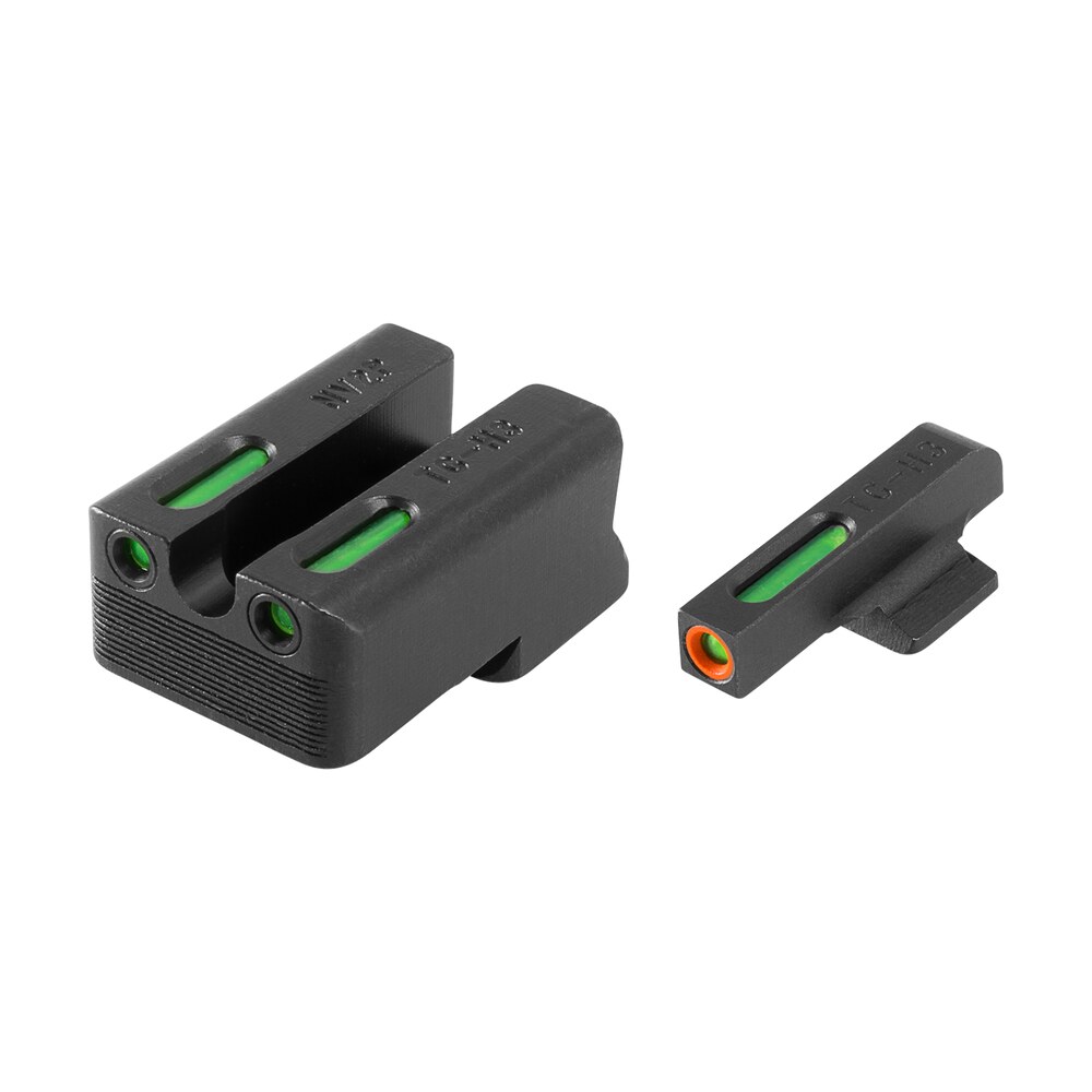 truglo tg13nv3pc tfx pro black | green tritium & fiber optic orange outline front sight green tritium & fiber optic rear sight TruGlo TG13NV3PC TFX Pro Black | Green Tritium & Fiber Optic Orange Outline Front Sight Sports South item 5045