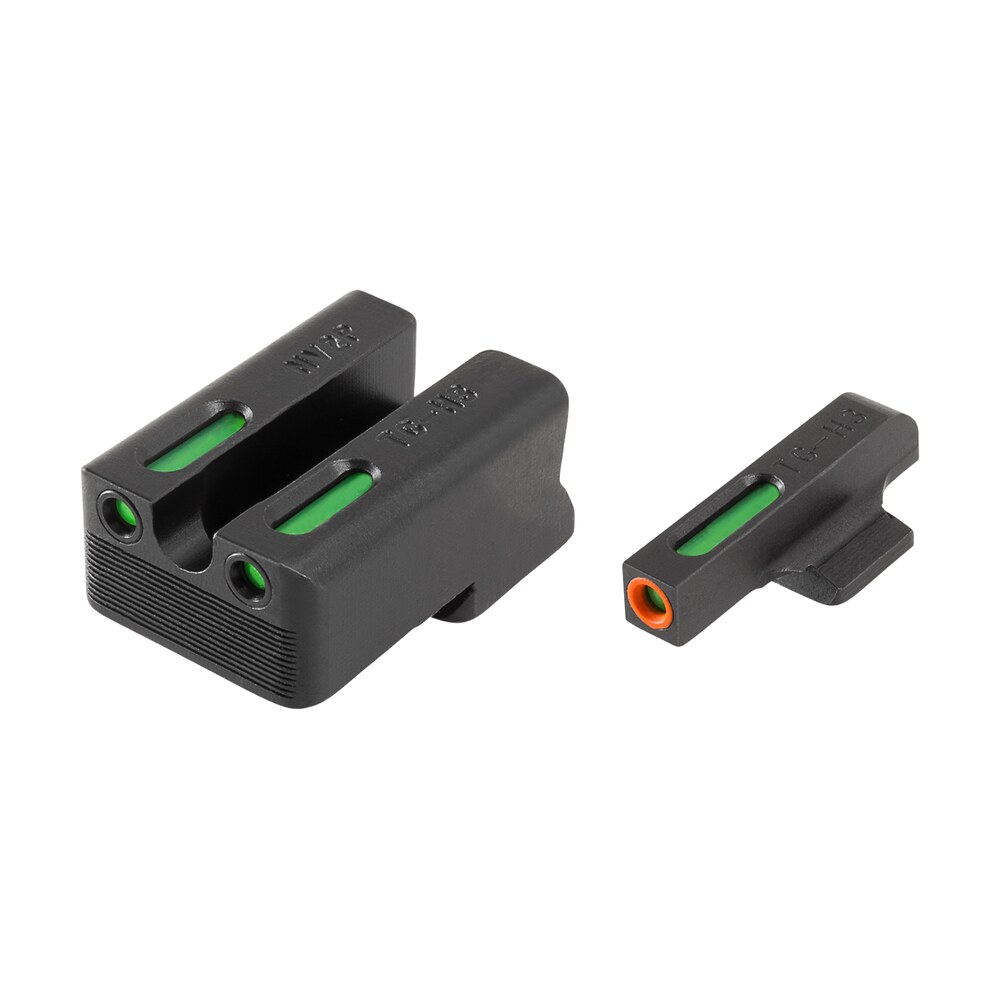 truglo tg13nv4pc tfx pro black | green tritium & fiber optic orange outline front sight green tritium & fiber optic rear sight TruGlo TG13NV4PC TFX Pro Black | Green Tritium & Fiber Optic Orange Outline Front Sight Sports South item 5046