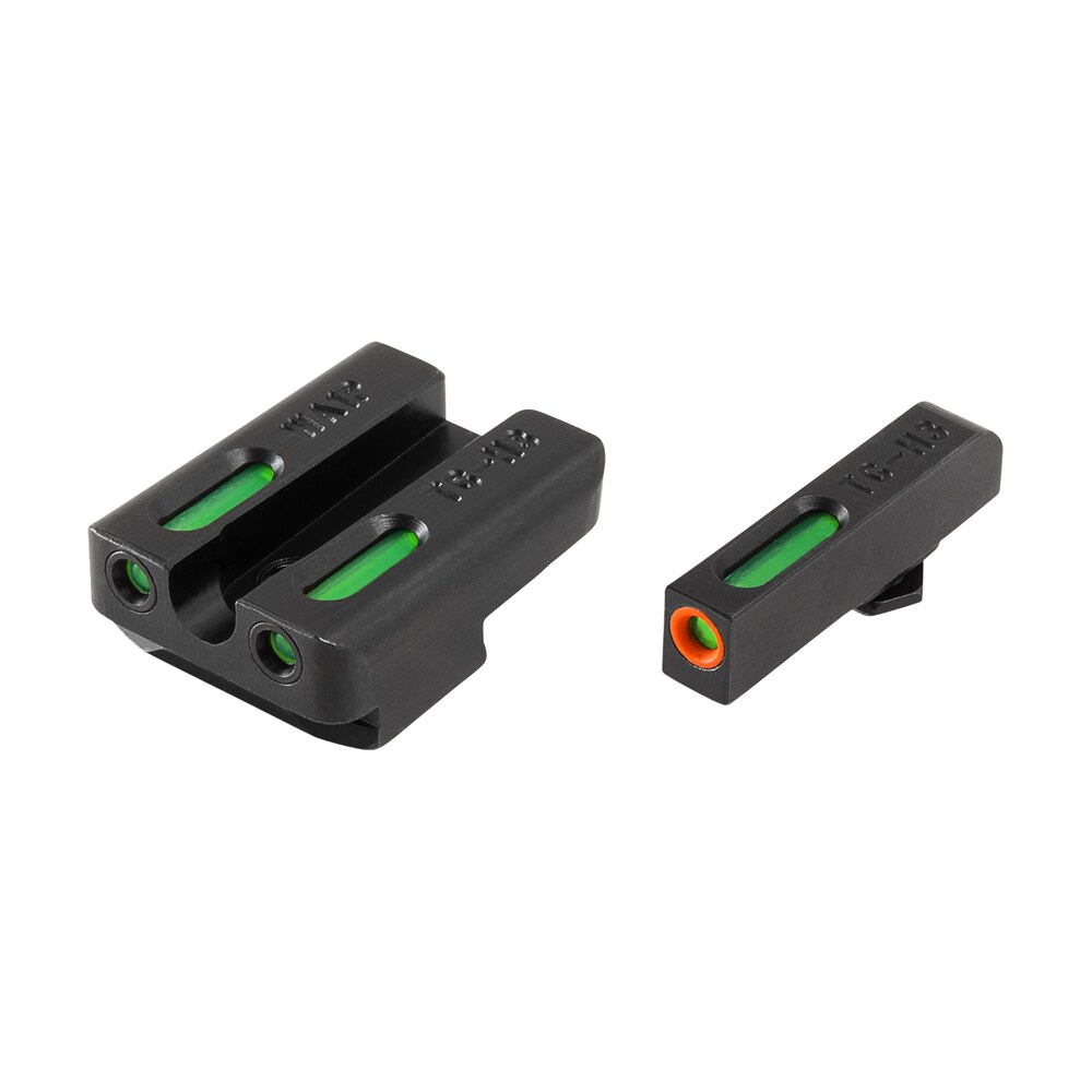 truglo tg13wa1pc tfx pro black | green tritium & fiber optic orange outline front sight green tritium & fiber optic rear sight TruGlo TG13WA1PC TFX Pro Black | Green Tritium & Fiber Optic Orange Outline Front Sight Sports South item 5059