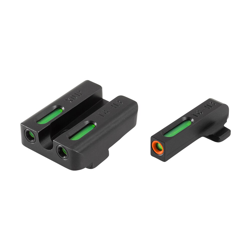 truglo tg13xd1pc tfx pro black | green tritium & fiber optic orange outline front sight green tritium & fiber optic rear sight TruGlo TG13XD1PC TFX Pro Black | Green Tritium & Fiber Optic Orange Outline Front Sight Sports South item 5060
