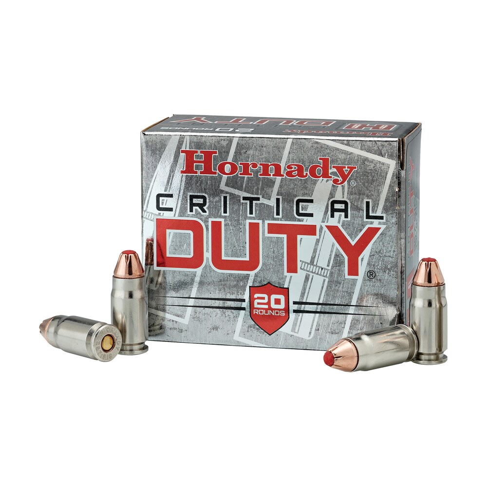 hornady 90216 critical duty 9mmluger+p 124gr hornady flexlock 25 per box/10 case Hornady 90216 Critical Duty 9mmLuger+P 124gr Hornady FlexLock 25 Per Box/10 Case Sports South item 50678