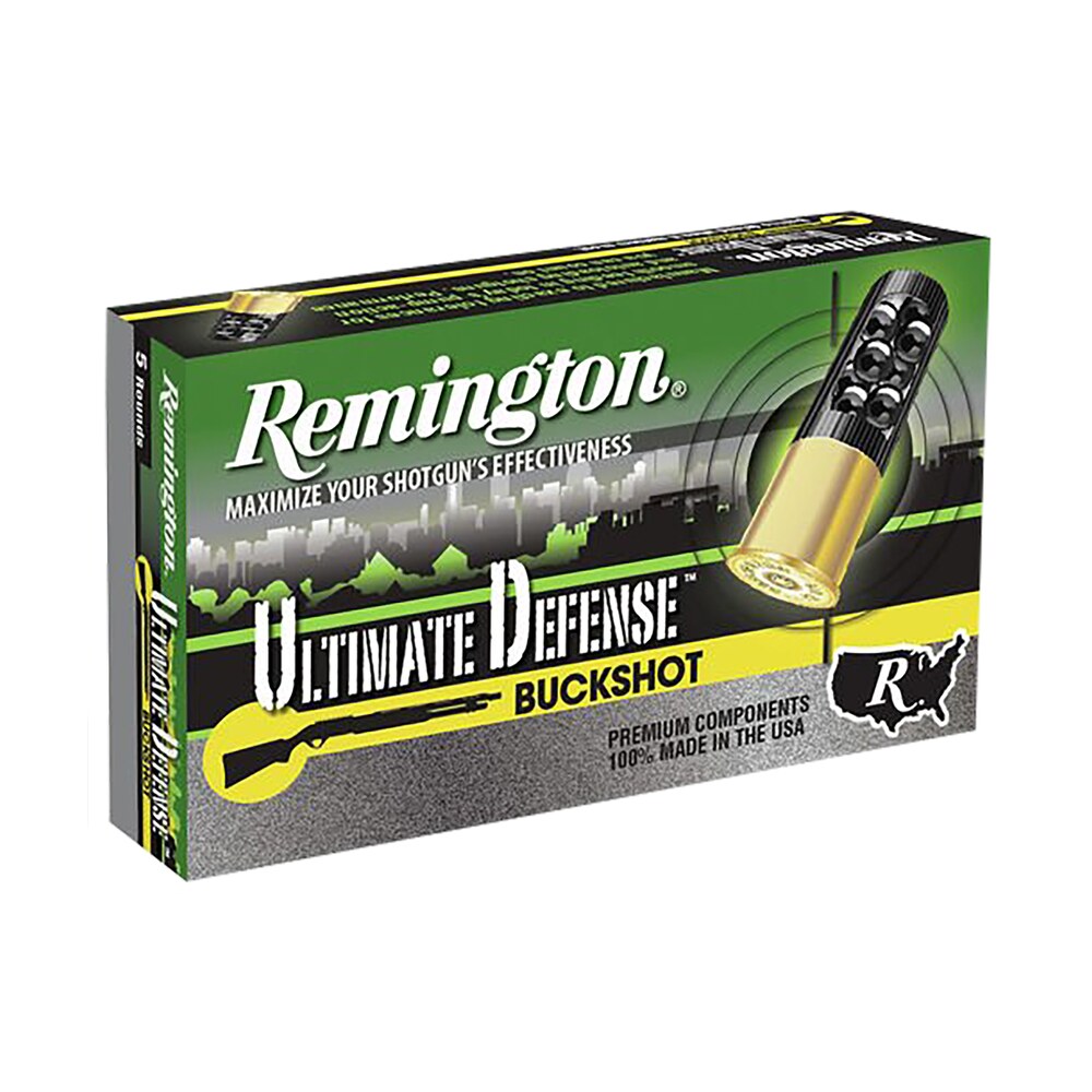remington ammunition 20639 ultimate defense buckshot 12gauge 3" 4buck shot 5 per box/20 case Remington Ammunition 20639 Ultimate Defense Buckshot 12Gauge 3" 4Buck Shot 5 Per Box/20 Case Sports South item 51013