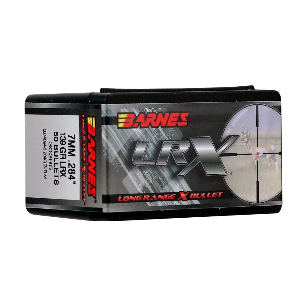 barnes bullets 30295 lrx long range 7mm 139gr boat tail 50/box Barnes Bullets 30295 LRX Long Range 7mm 139gr Boat Tail 50/Box Sports South item 51158