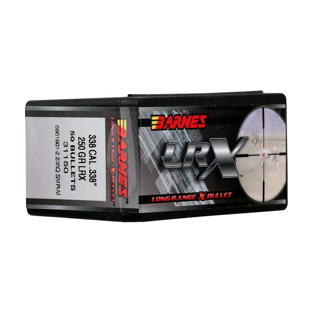 barnes bullets 31150 lrx long range 338cal 250gr boat tail 50/box Barnes Bullets 31150 LRX Long Range 338Cal 250gr Boat Tail 50/Box Sports South item 51216