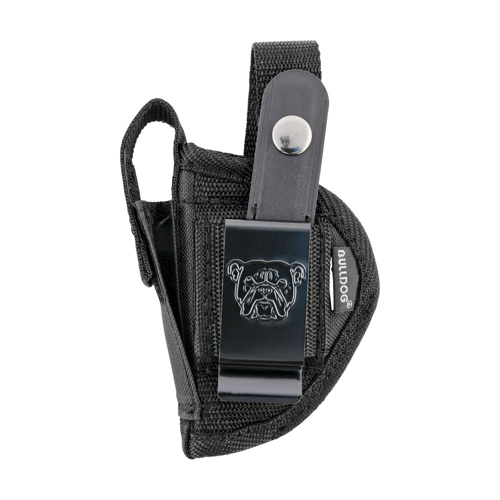 bulldog fsn1 extreme owb black nylon belt loop/clip fits ruger lcp/beretta 21 bobcat ambidextrous Bulldog FSN1 Extreme OWB Black Nylon Belt Loop/Clip Sports South item 51283