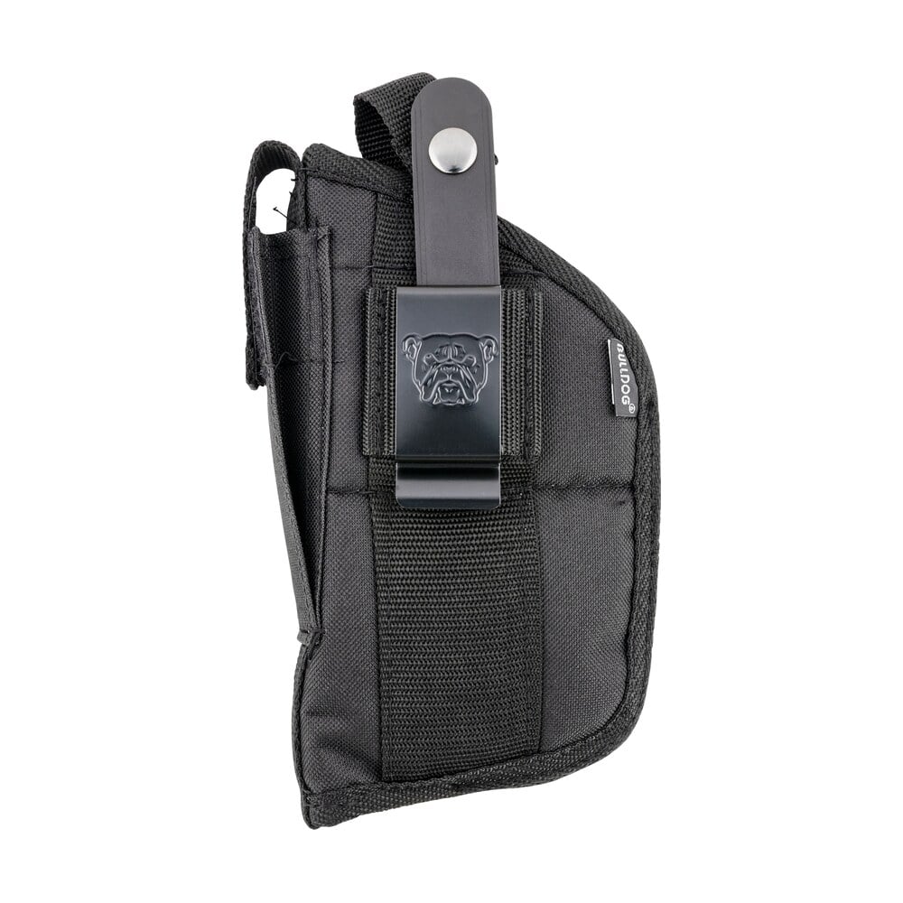 bulldog fsn19 extreme owb black nylon belt loop/clip fits auto w/laser or light fits 2 5" barrel ambidextrous Bulldog FSN19 Extreme OWB Black Nylon Belt Loop/Clip Sports South item 51291