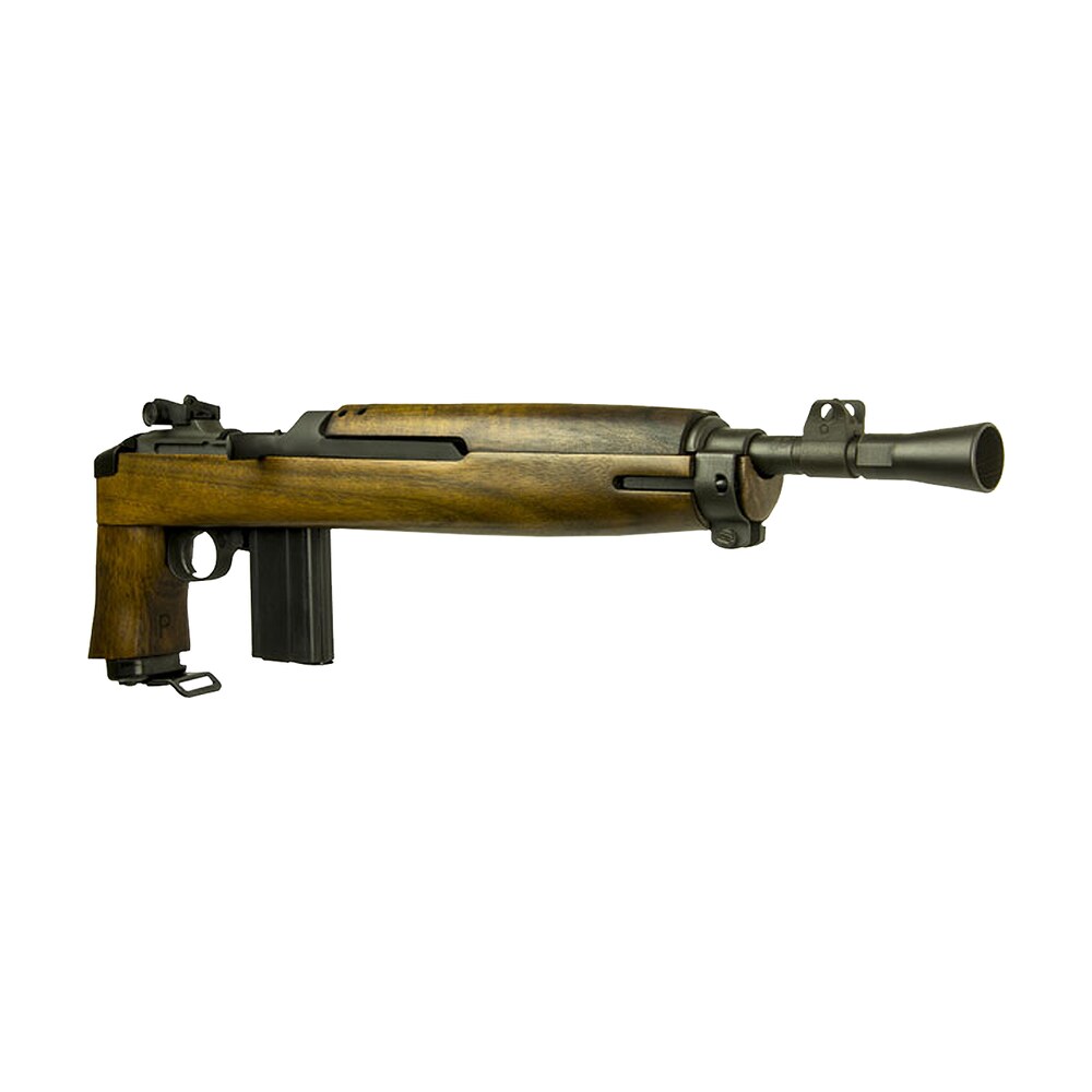 inland mfg ilm200 advisor m1 30 carbine 15+1 12″ threaded barrel w/conical flash hider, black parkerized metal finish, type 2 barrel band, round bolt, low wood walnut stock Inland MFG ILM200 Advisor M1 30 Carbine 15+1 12" Threaded Barrel Sports South item 5134