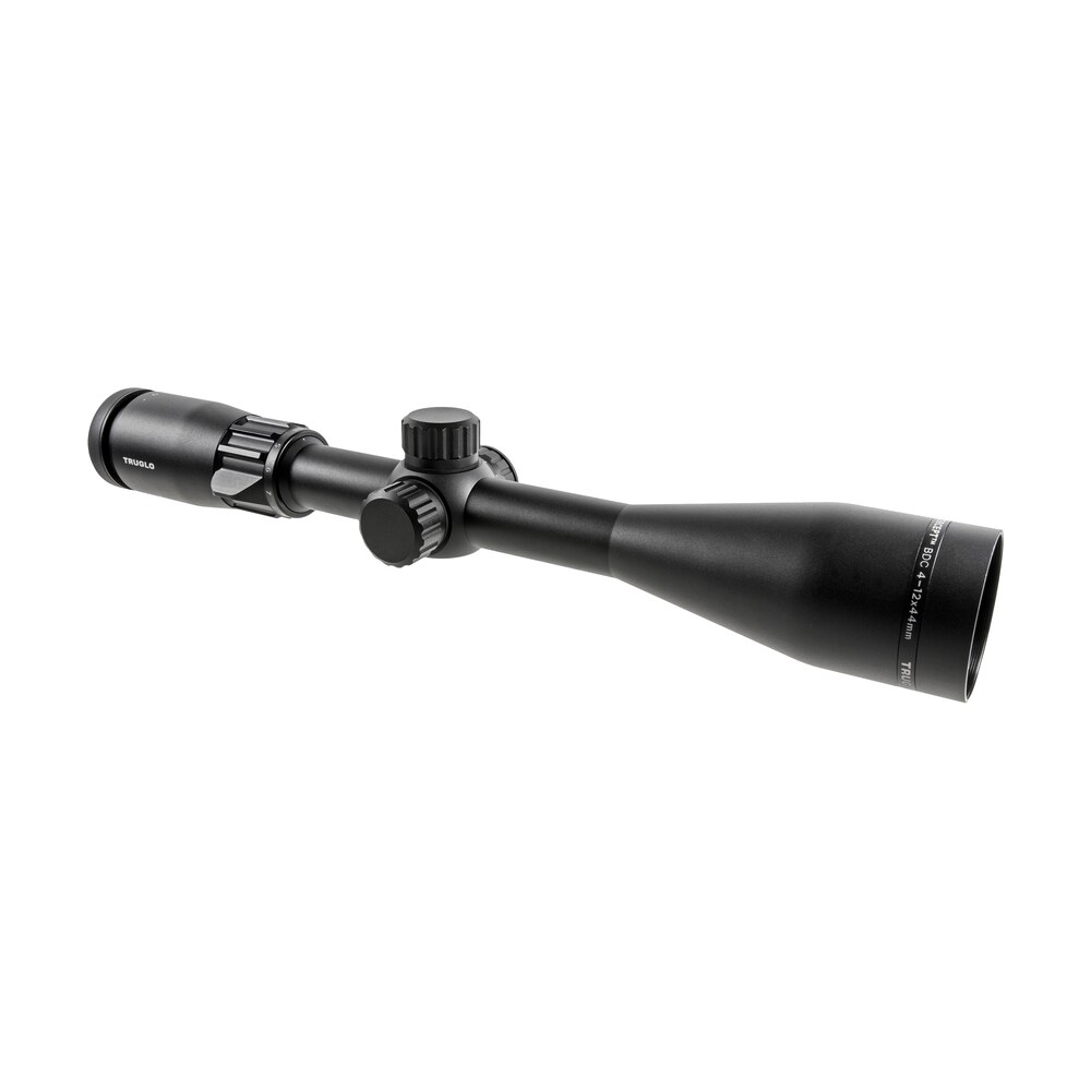 truglo tg 8541bib intercept black anodized 4 12x44mm 1" tube illuminated bdc reticle TruGlo TG-8541BIB Intercept Black Anodized 4-12x44mm 1" Tube Illuminated BDC Reticle Sports South item 51490