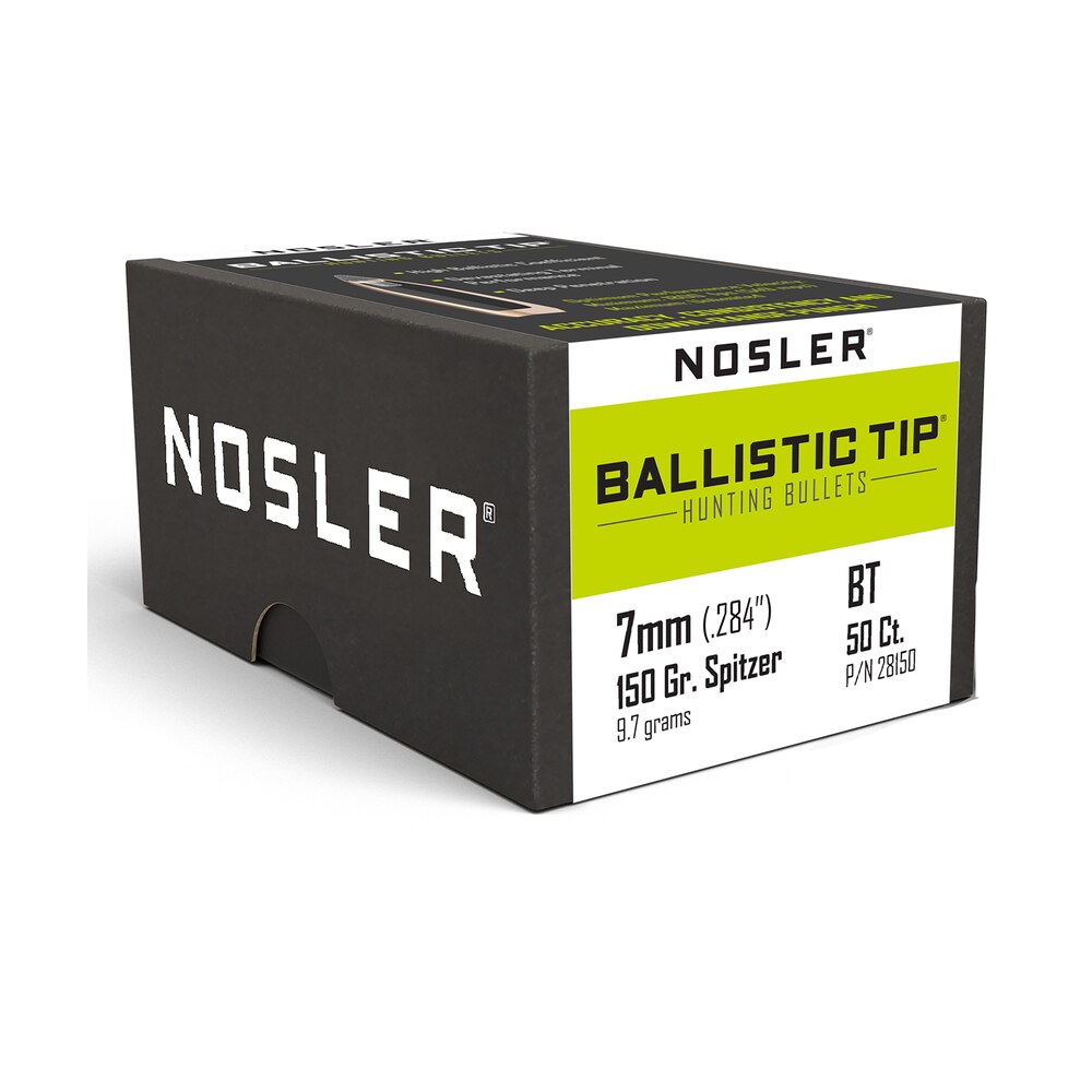 nosler 28150 ballistic tip 7mm 150gr spitzer 50/box Nosler 28150 Ballistic Tip 7mm 150gr Spitzer 50/Box Sports South item 51659