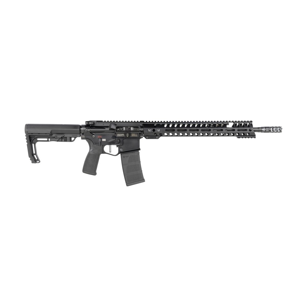 patriot ordnance factory 00856 renegade + 5.56x45mm nato 16.50″ 30+1 black hard coat anodized black nitride 6 position mft stock black polymer grip Patriot Ordnance Factory 00856 Renegade + 5.56x45mm NATO 16.50" 30+1 Black Hard Coat Anodized Sports South item 5169