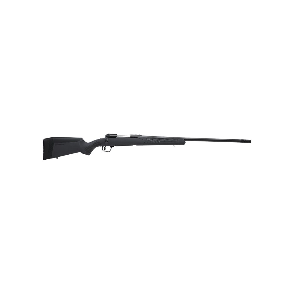 savage arms 57024 110 long range hunter full size 300 wsm 2+1 26" matte black threaded barrel, matte black drilled & tapped carbon steel receiver, adj accustock matte gray synthetic stock, right hand Savage Arms 57024 110 Long Range Hunter Full Size 300 WSM 2+1 26" Matte Black Threaded Sports South item 52249