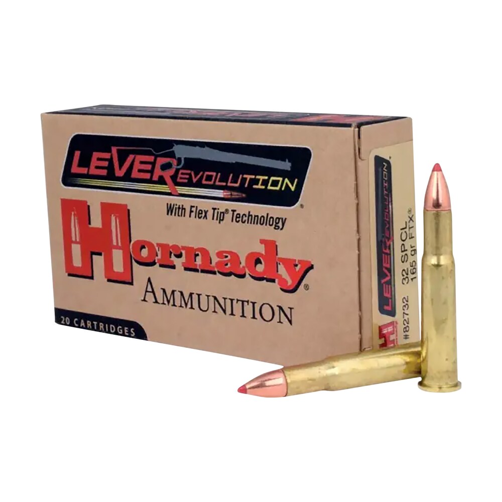 hornady 82732 leverevolution 32winspecial 165gr flex tip expanding 20 per box/10 case Hornady 82732 LEVERevolution 32WinSpecial 165gr Flex Tip eXpanding 20 Per Box/10 Case Sports South item 52478