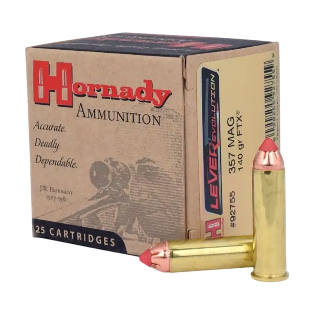 hornady 92755 leverevolution 357mag 140gr hornady flex tip expanding 25 per box/10 case Hornady 92755 LEVERevolution 357Mag 140gr Hornady Flex Tip eXpanding 25 Per Box/10 Case Sports South item 52501