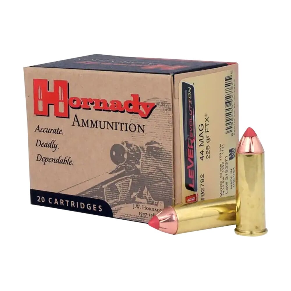 hornady 92782 leverevolution 44remmag 225gr hornady flex tip expanding 20 per box/10 case Hornady 92782 LEVERevolution 44RemMag 225gr Hornady Flex Tip eXpanding 20 Per Box/10 Case Sports South item 52502