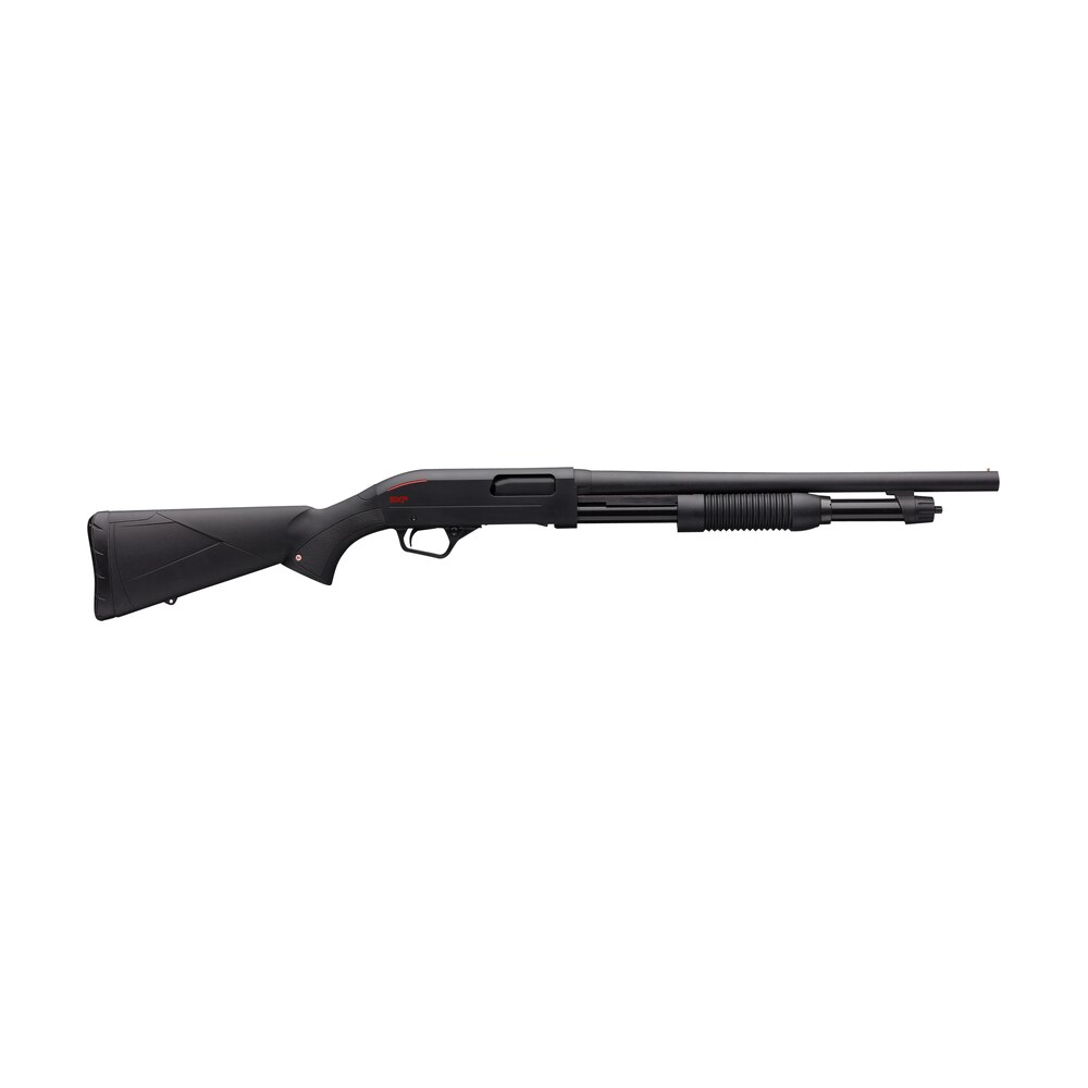 winchester repeating arms 512252395 sxp defender 12 gauge 18" 5+1 3" matte black rec/barrel matte black fixed textured grip paneled stock right hand (full size) includes cylinder choke Winchester Repeating Arms 512252395 SXP Defender 12 Gauge 18" 5+1 3" Matte Black Rec/Barrel Sports South item 52704