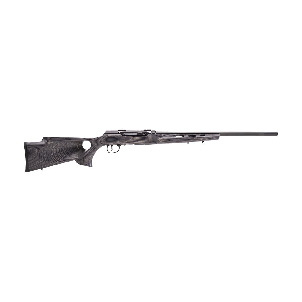 savage arms 47215 a series target full size 22lr 10+1 22" high luster heavy target barrel, high luster drilled & tapped carbon steel receiver, gray thumbhole laminate stock, right hand Savage Arms 47215 A Series Target Full Size 22LR 10+1 22" High Luster Heavy Target Sports South item 53069