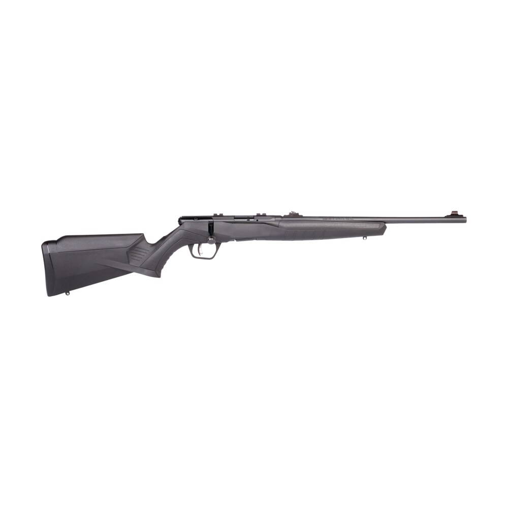 savage arms 70214 b series f compact 22 lr 10+1 18" matte black button rifled barrel, matte black drilled & tapped carbon steel receiver, matte black fixed synthetic stock, right hand Savage Arms 70214 B Series F Compact 22 LR 10+1 18" Matte Black Button Rifled Sports South item 53087