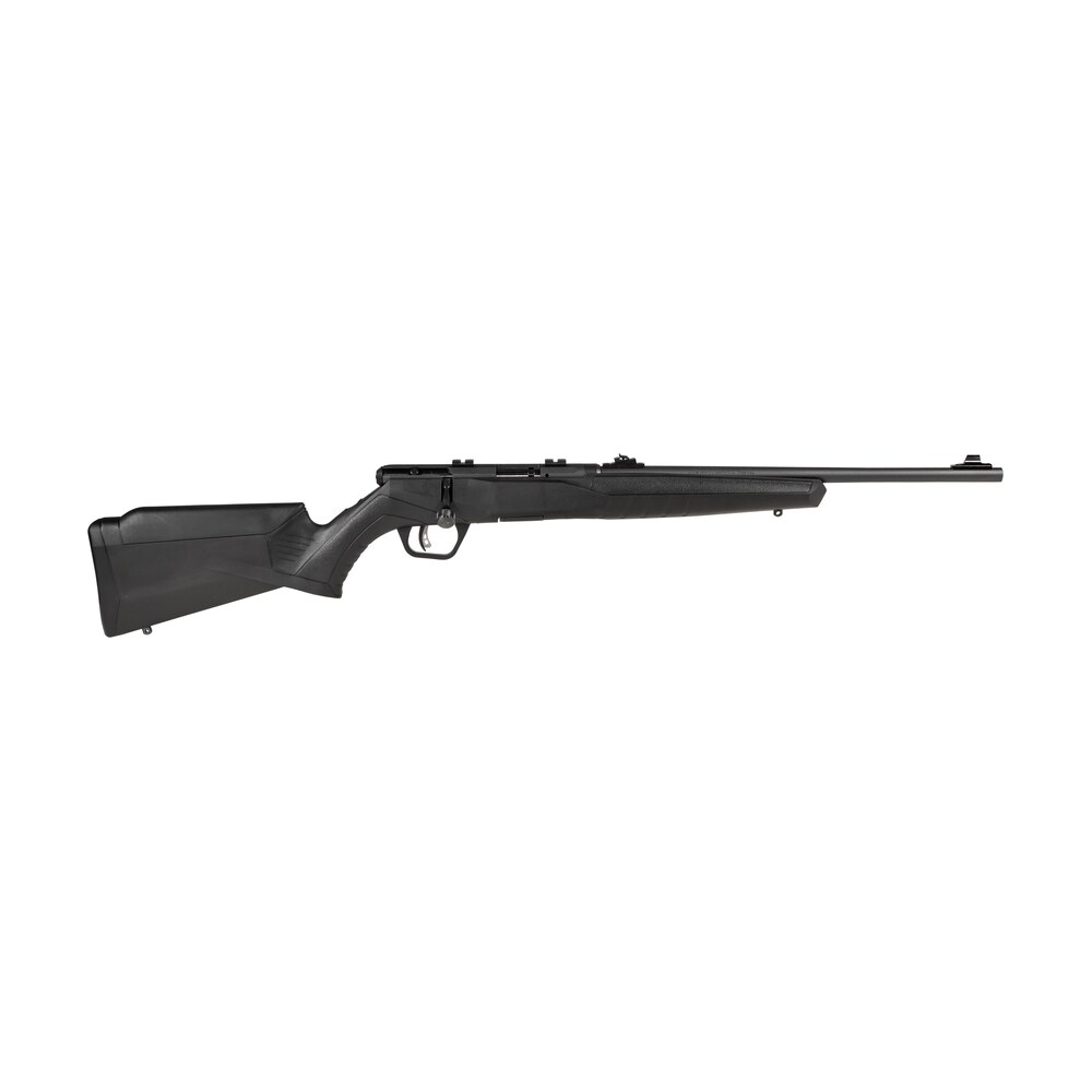 savage arms 70514 b series f compact 22 wmr 10+1 18" matte blued button rifled barrel, matte blued drilled & tapped carbon steel receiver, matte black fixed synthetic stock, right hand Savage Arms 70514 B Series F Compact 22 WMR 10+1 18" Matte Blued Button Rifled Sports South item 53090