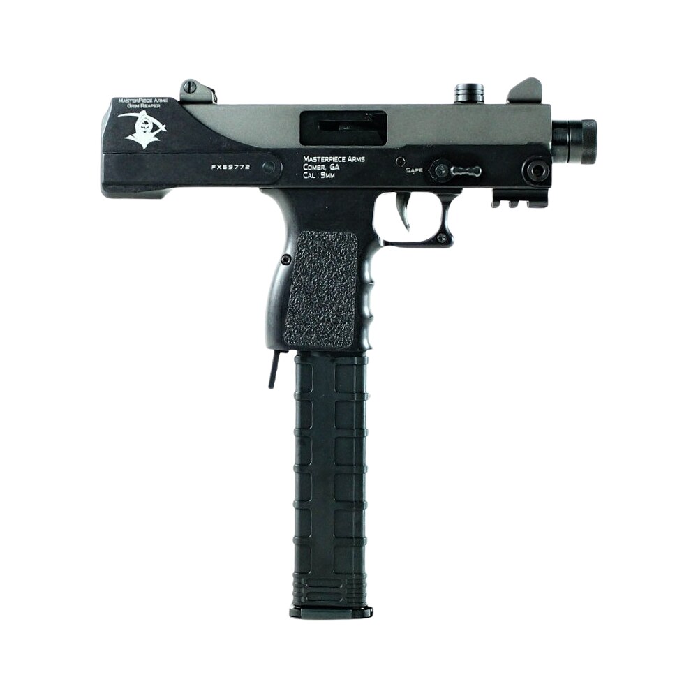 masterpiece arms 30tgr defender top cocking 9mm luger 5.50" 30+1 black cerakote MasterPiece Arms 30TGR Defender Top Cocking 9mm Luger 5.50" 30+1 Black Cerakote Sports South item 53277