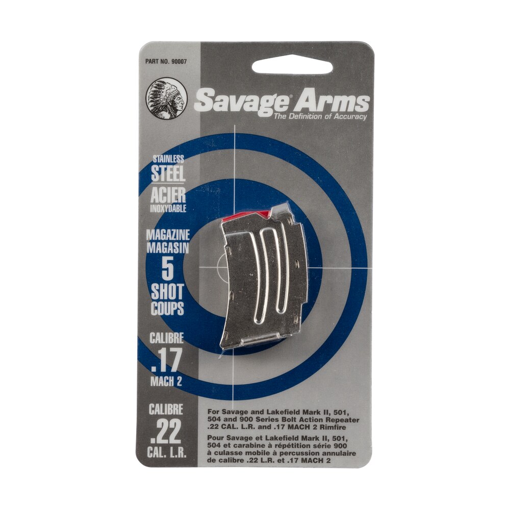 savage arms 90007 mkii 5rd 22 lr/17 mach 2 stainless steel Savage Arms 90007 MKII 5rd 22 LR/17 Mach 2 Stainless Steel Sports South item 53343