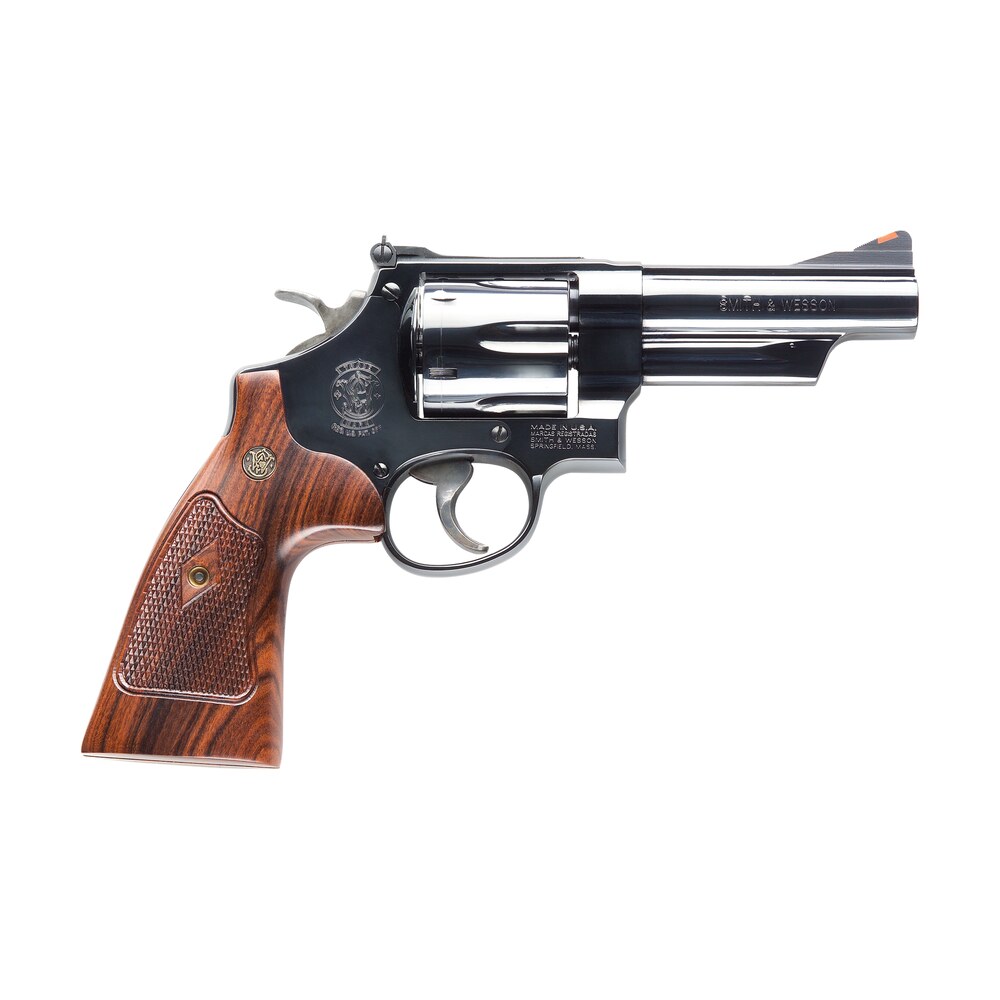 smith & wesson 150254 model 29 classic 44 rem mag or 44 s&w spl blued carbon steel 4" barrel, 6rd cylinder & n frame, checkered square butt walnut grip Smith & Wesson 150254 Model 29 Classic 44 Rem Mag or 44 S&W Spl Blued Carbon Steel 4" Sports South item 53539