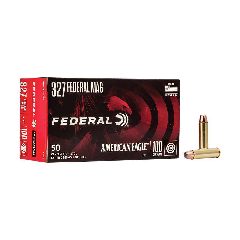 federal ae327 american eagle handgun 327federalmag 100gr soft point 50 per box/20 case Federal AE327 American Eagle Handgun 327FederalMag 100gr Soft Point 50 Per Box/20 Case Sports South item 53797