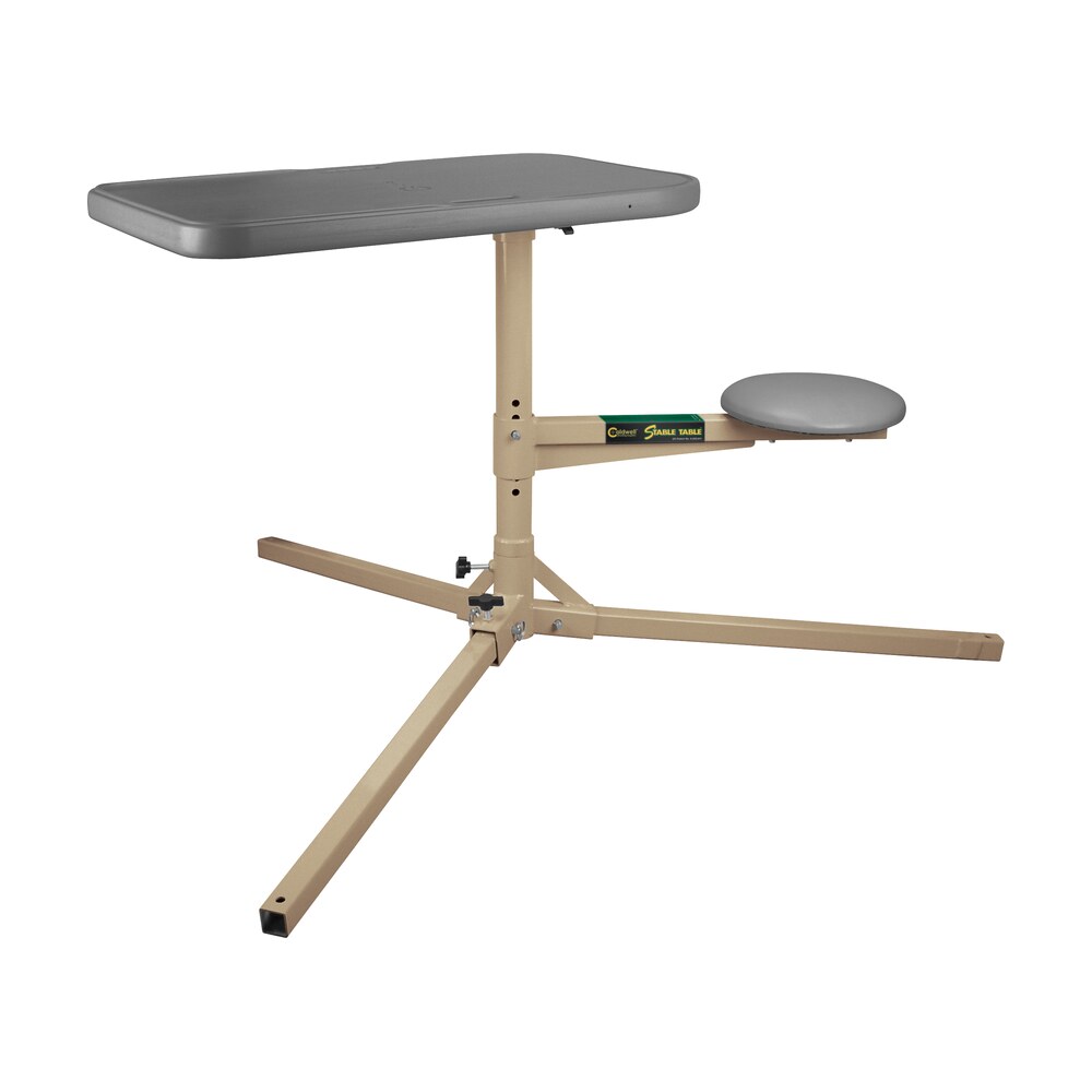 caldwell 252552 stable table steel/plastic 23" w x 34" l Caldwell 252552 Stable Table Steel/Plastic 23" W x 34" L Sports South item 53980