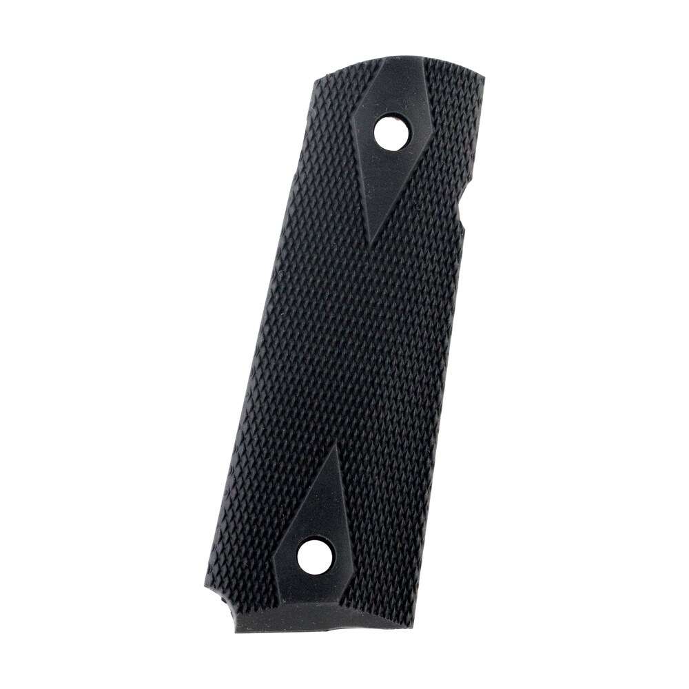 pearce grip pg19112 side panel grips double diamond checkering black rubber for 1911 government Pearce Grip PG19112 Side Panel Grips Double Diamond Checkering Black Rubber for 1911 Government Sports South item 55056