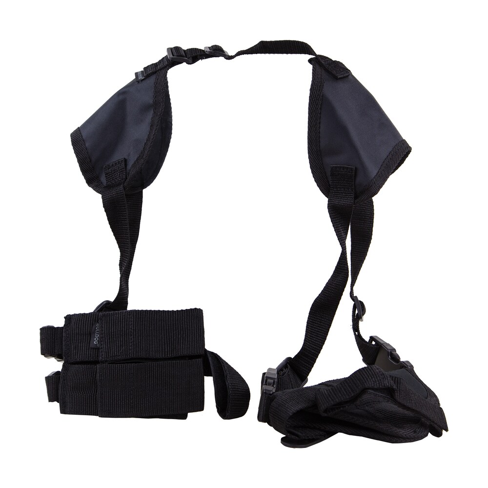 bulldog wshd3 deluxe shoulder harness black nylon harness fits s&w m&p compact/taurus millennium/2.50 3.75" barrel ambidextrous Bulldog WSHD3 Deluxe Shoulder Harness Black Nylon Harness Sports South item 55105