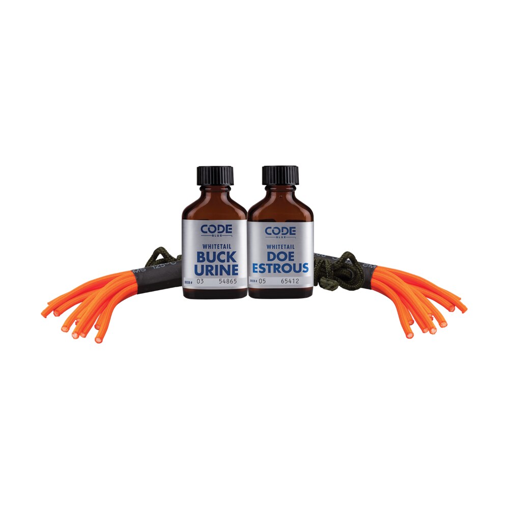 code blue oa1074 double drag combo deer attractant doe in estrus/buck urine 1 oz bottles Code Blue OA1074 Double Drag Combo Deer Attractant Doe In Estrus/Buck Urine 1 oz Bottles Sports South item 55400