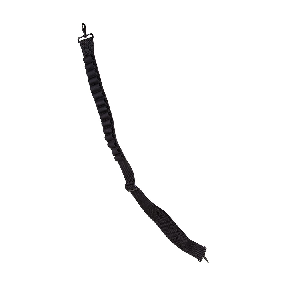 blackhawk 43ss15bk shotgun shell sling black nylon webbing 2" wide shell loops adjustable two point design Blackhawk 43SS15BK Shotgun Shell Sling Black Nylon Webbing 2" Wide Shell Loops Adjustable Sports South item 55620