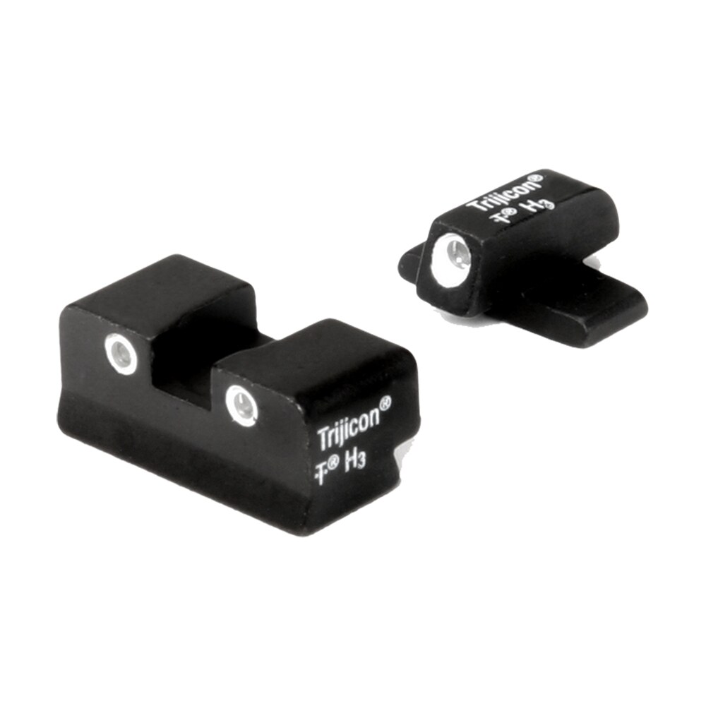 trijicon 600481 bright & tough night sights green/tritium white outline front sight green/tritium white outline rear sight springfield armory xd/xd m/xd s Trijicon 600481 Bright & Tough Night Sights Green/Tritium White Outline Front Sports South item 55980