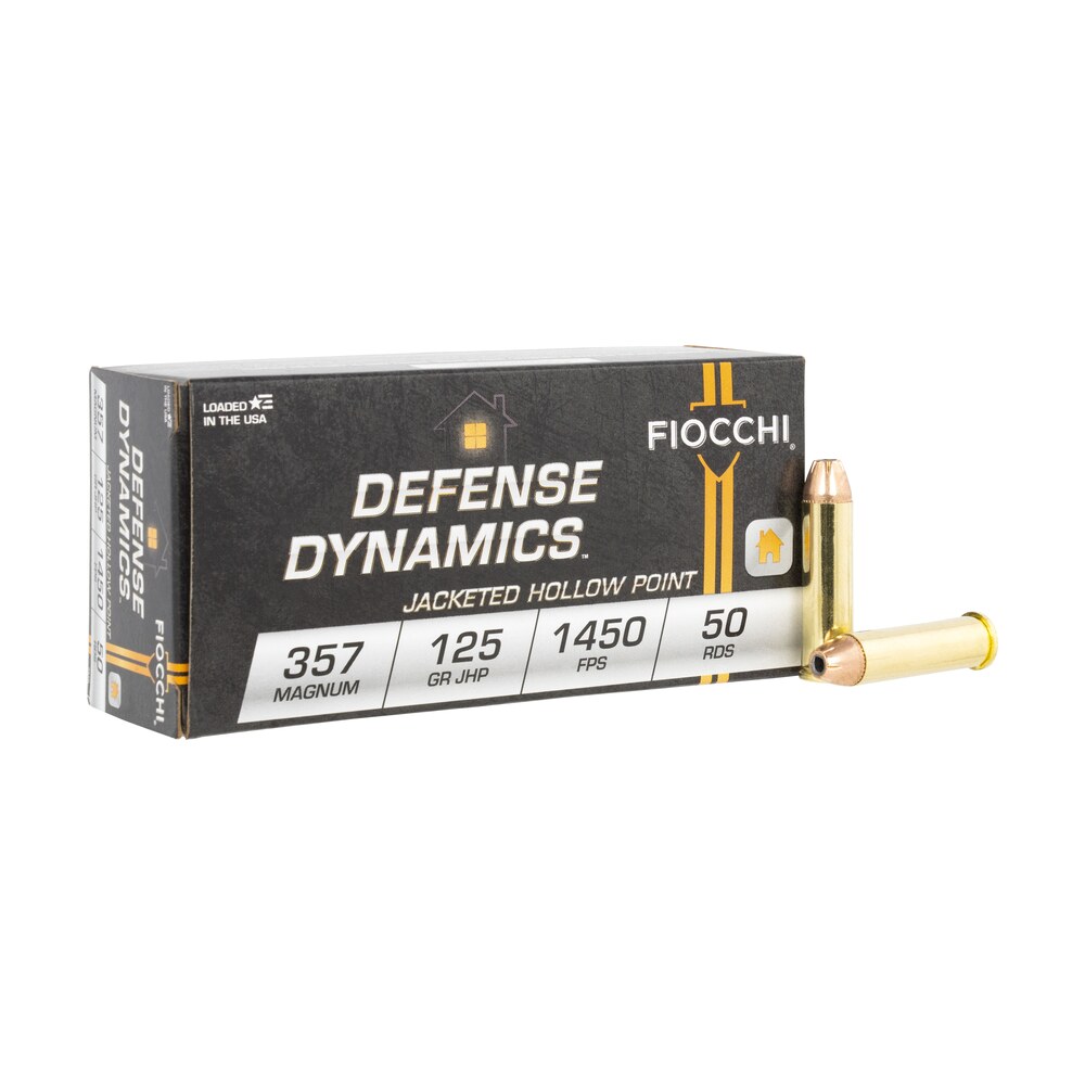 fiocchi 357d defense dynamics 357mag 125gr jacketed hollow point 50 per box/20 case Fiocchi 357D Defense Dynamics 357Mag 125gr Jacketed Hollow Point 50 Per Box/20 Case Sports South item 55985