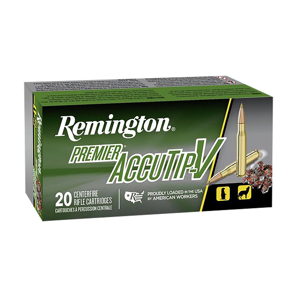 remington ammunition 29192 premier accutip v 223rem 55gr accutip v 20 per box/10 case Remington Ammunition 29192 Premier Accutip-V 223Rem 55gr AccuTip V 20 Per Box/10 Case Sports South item 56169