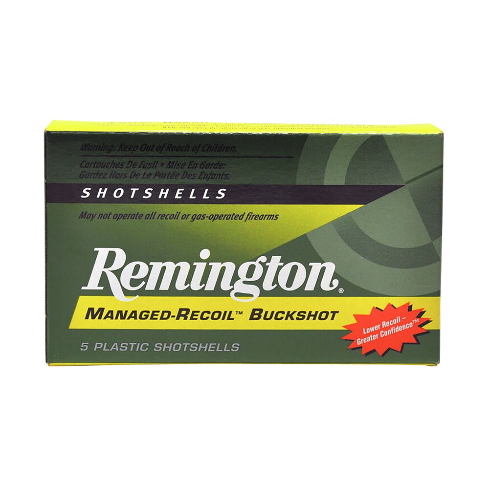 remington ammunition 20282 managed recoil buckshot 12gauge 2.75" 00buck shot 5 per box/20 case Remington Ammunition 20282 Managed Recoil Buckshot 12Gauge 2.75" 00Buck Shot 5 Per Box/20 Case Sports South item 56289